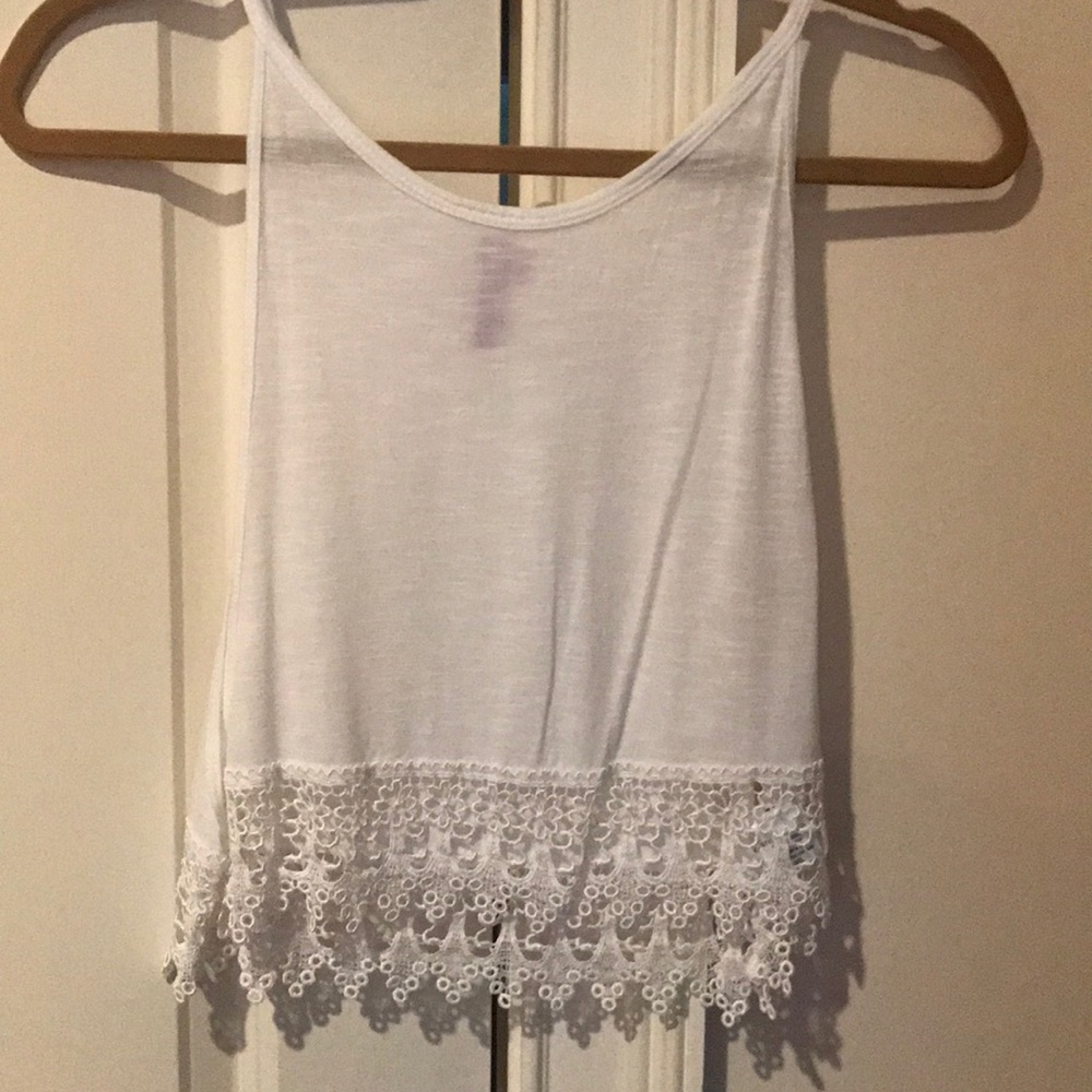 LF white tank top